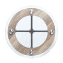 Brantley - End Table - Clear Glass & Sandy Gray