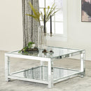 Valentina - Square Glass Top Table