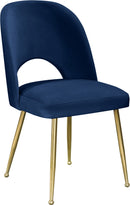 Logan - Dining Chair (Set of 2) - Gold Legs