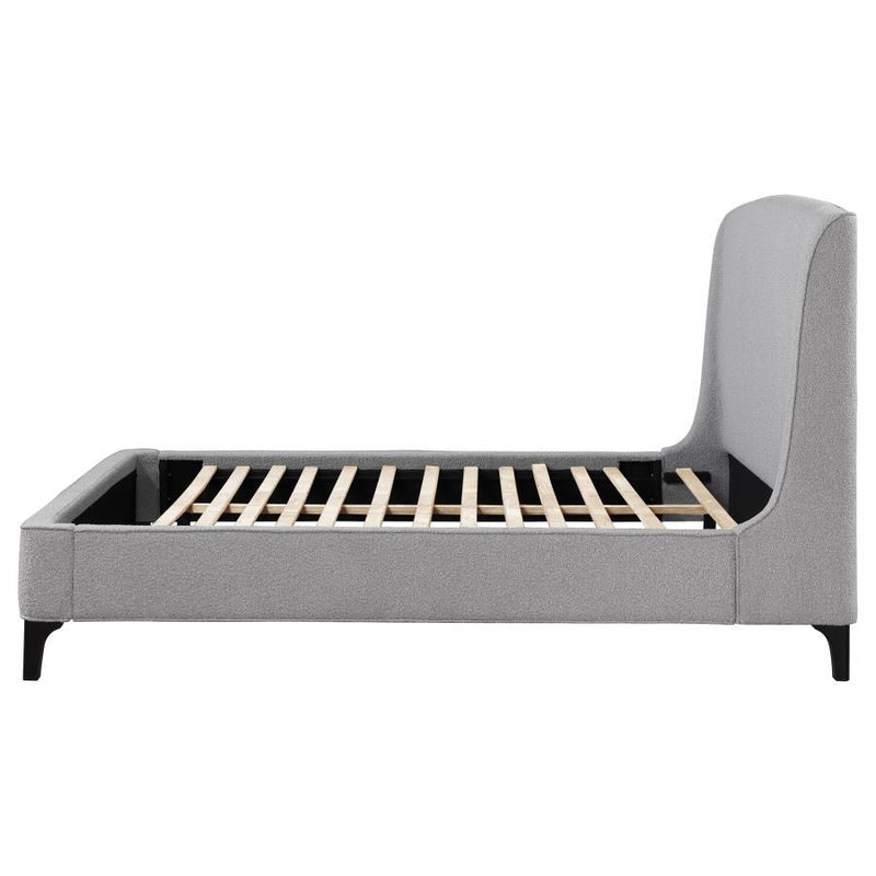 Mosby - Upholstered Wingback Bed