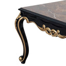 Betria - Coffee Table - Engineered Stone Top, Gold & Black