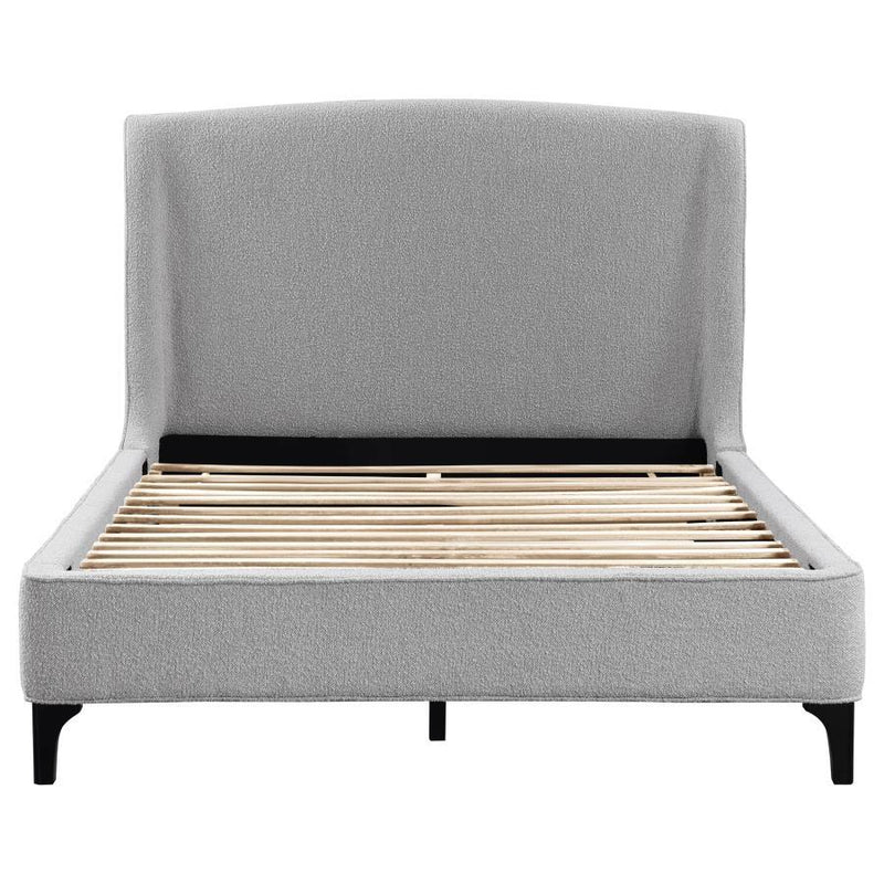 Mosby - Upholstered Wingback Bed