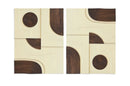 Element - Mango Wood 2 Piece Wall Art