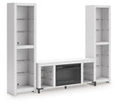 Brollevi - 3-Piece Entertainment Center - White