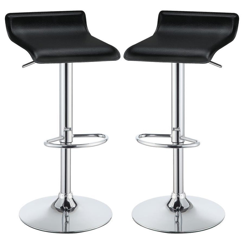 Bidwell - 29″ Upholstered Backless Adjustable Bar Stools (Set of 2)