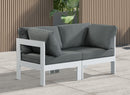 Nizuc - Outdoor Patio 2 Seat Modular Sofa With White Frame