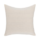 York - 26" x 26" Pillow - Natural / Ivory