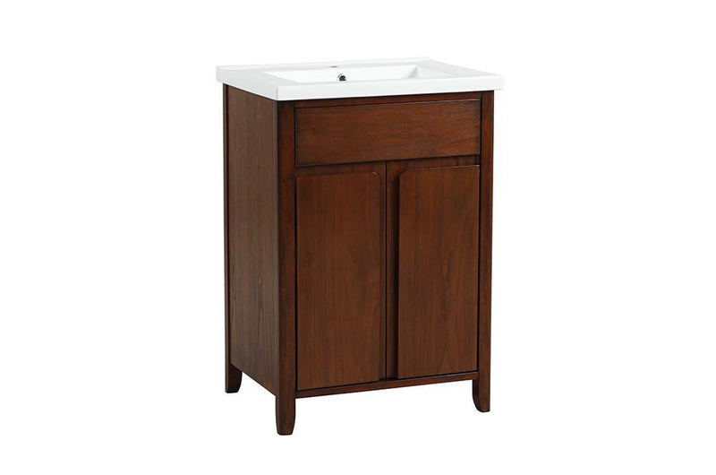 Lelia - Sink Cabinet - Walnut Finish