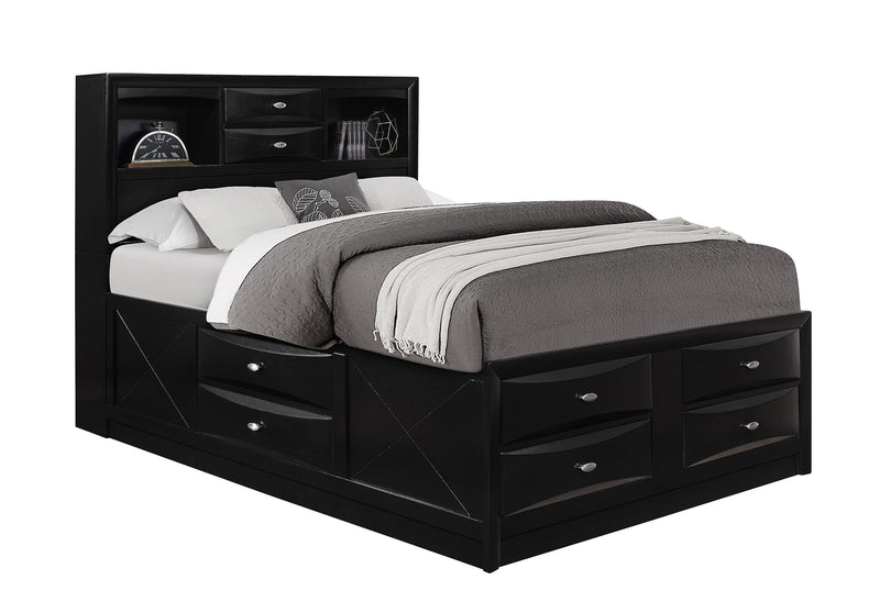 Linda - Queen Bed - Black