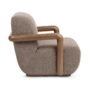 Welson - Swivel Accent Chair - Warm Mocha