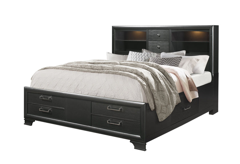 Jordyn - Queen Bed - Gray