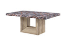 D02 - Dining Table - Lava / Natural