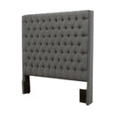Camille - Upholstered Queen Panel Headboard - Gray