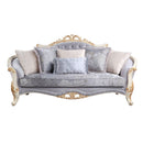 Galelvith - Sofa With 6 Pillow - Gray Fabric