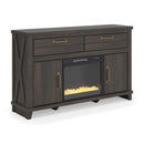 Brazen Valley - TV Stand With Fireplace Option
