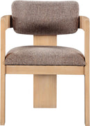 Sacha - Linen Dining Chair With Natural Base (Set of 2)