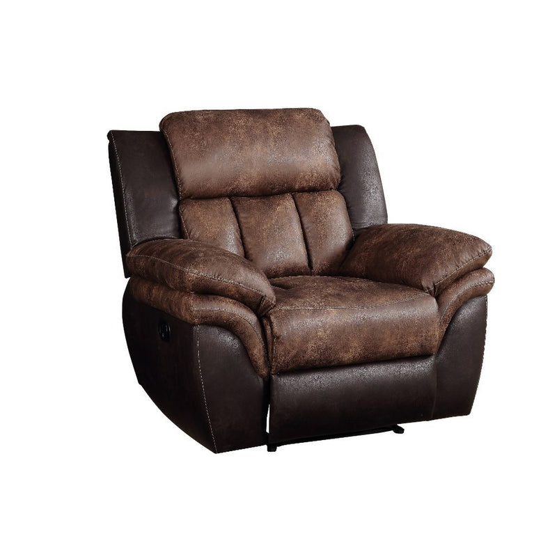 Jaylen - Recliner - Toffee & Espresso Polished Microfiber