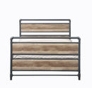 Brantley - Full Bed - Antique Oak & Sandy Gray