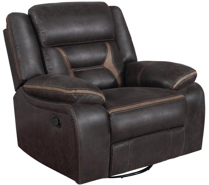 Greer - Upholstered Swivel Glider Recliner Chair