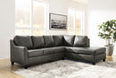 Valderno - 2-Piece Sectional With Raf Corner Chaise - Fog