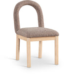 Conrad - Linen Dining Chair With Natural Legs