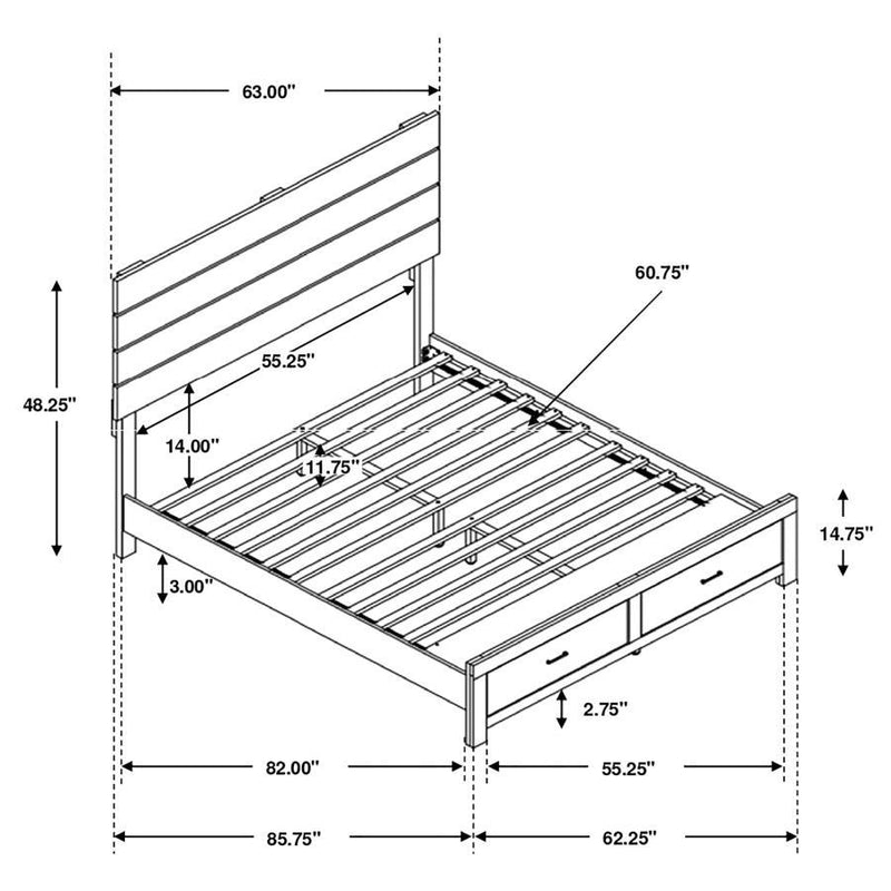 Brantford - Storage Bed