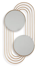 Warrenley - Accent Mirror - Gold Finish