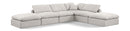 Indulge - Linen 6 Piece Modular Armless Sectional