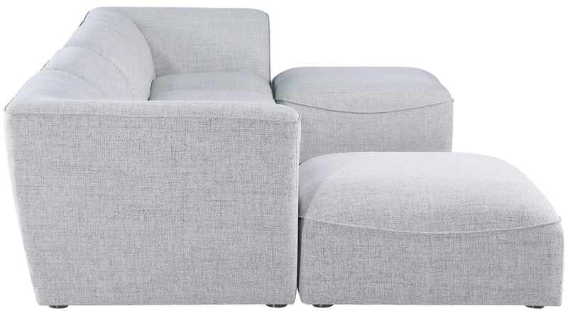 Miramar - Modular Sectional 6 Piece - Gray - Fabric