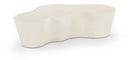 Monza - Concrete And Fiberglass Indoor / Outdoor Coffee Table - Cream