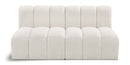 Arc - Boucle Fabric 2 Seats Modular Sofa