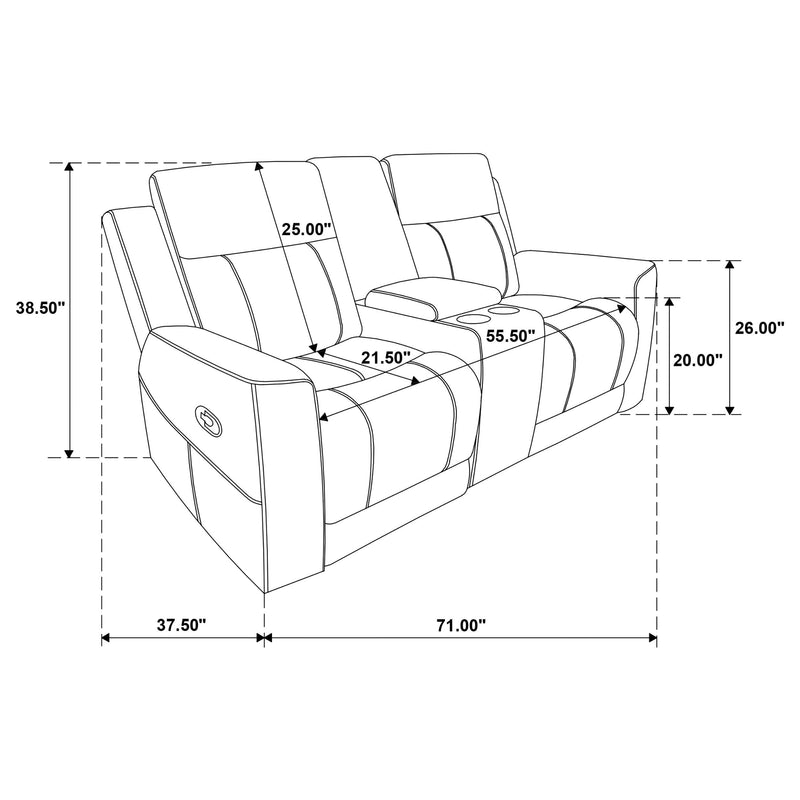 Brentwood - Upholstered Reclining Sofa Set