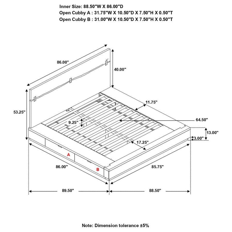 Winslow - Storage Bed