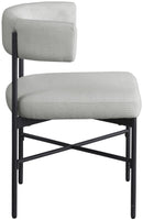 Rivage - Durable Dining Chair With Black Frame (Set of 2)
