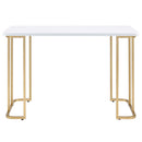 Estie - Writing Desk (Same Ac00902) - White & Gold