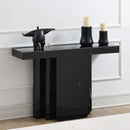Drisana - Console Table - Black Mirrored