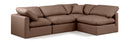 Indulge - Faux Leather 4 Piece Modular Sectional