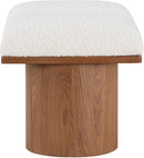 Pavilion - 2 Piece Modular Bench With Brown Base