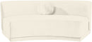 Avra - Velvet Performance Fabric Upholstered Armless Sofa