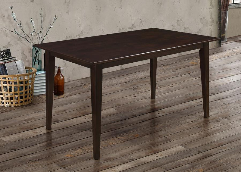 Gabriel - Rectangular Wood Dining Table - Cappuccino