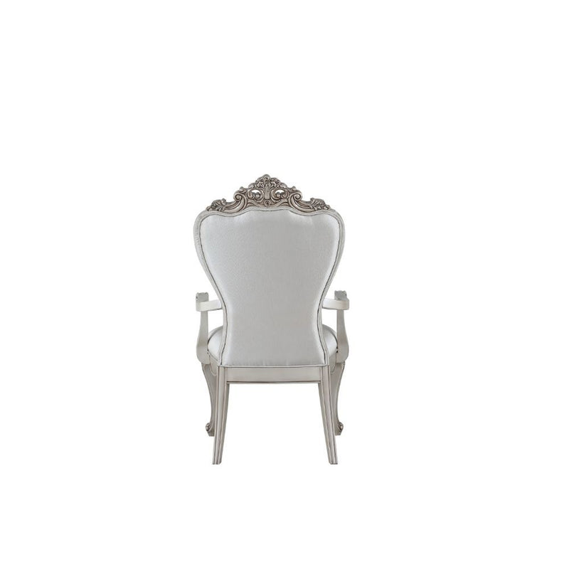 Gorsedd - Chair (Set of 2) - Cream Fabric & Antique White