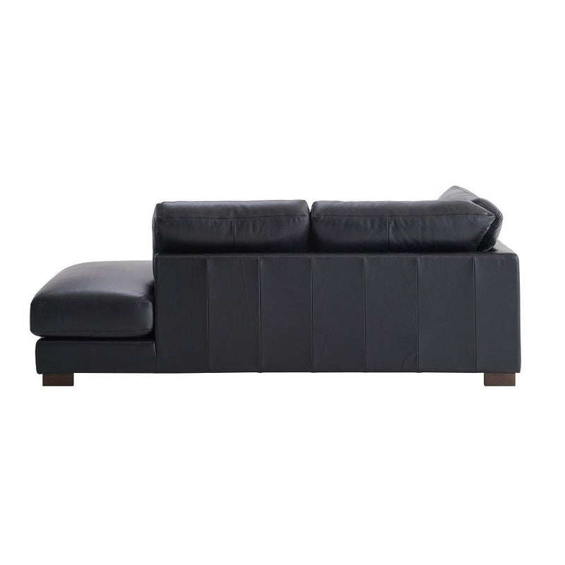 Geralyn - Sectional Sofa With 2 Pillows - Black