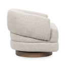 Chassia - Swivel Accent Chair - Dusty Beige