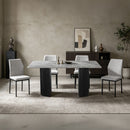 Leander - Side Chair (Set of 2) - Gray Linen