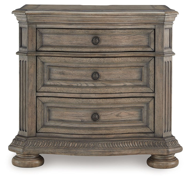 Ardenfield - Light Brown - Three Drawer Night Stand