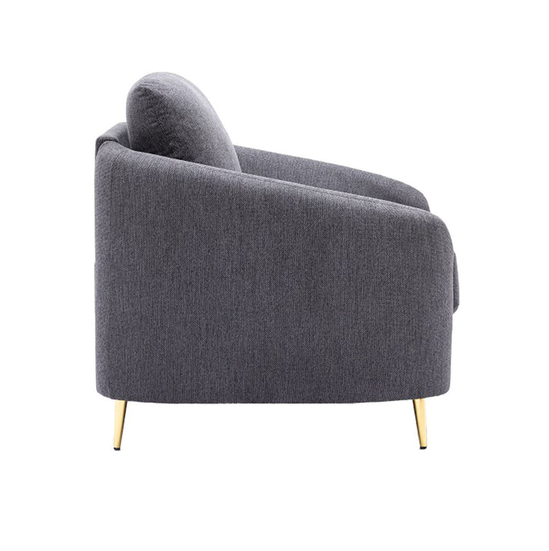 Yuina - Loveseat - Gray Linen