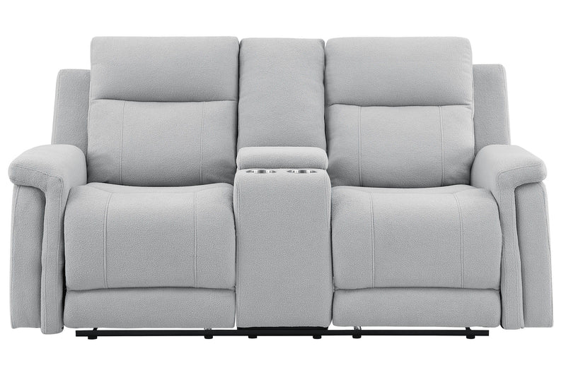 U1797 - Reclining Sofa / Console Reclining Loveseat / Glider Recliner - Gray