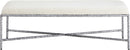 Valley - Bench With Silver Frame