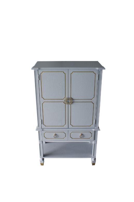 House - Marchese Cabinet - Pearl Gray Finish