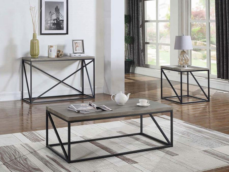 Birdie - Square End Table - Sonoma Gray